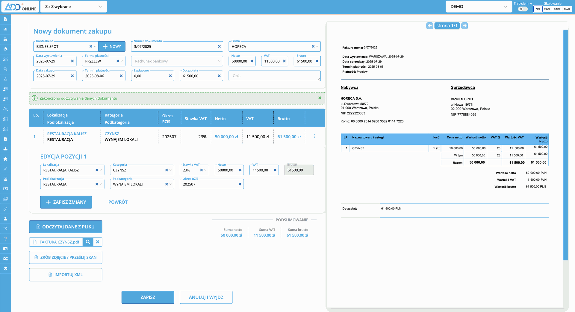 ADD Online Analiza wyników i integracja z KSeF